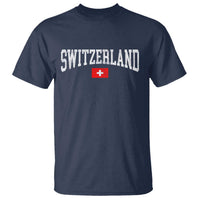 Vintage Switzerland National Pride The Swiss Cross T Shirt