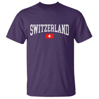 Vintage Switzerland National Pride The Swiss Cross T Shirt