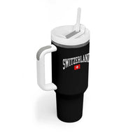 Vintage Switzerland National Pride The Swiss Cross Tumbler With Handle