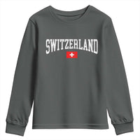 Vintage Switzerland National Pride The Swiss Cross Youth Sweatshirt
