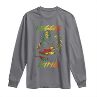 Legend Bob Long Sleeve Shirt Reggae King Music Rastafarian - Wonder Print Shop