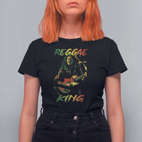 Legend Bob T Shirt For Women Reggae King Music Rastafarian - Wonder Print Shop