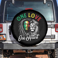 Reggae Legend Spare Tire Cover One Love One Heart Rastafarian Reggae Music Lion - Wonder Print Shop