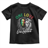 Reggae Legend Toddler T Shirt One Love One Heart Rastafarian Reggae Music Lion - Wonder Print Shop