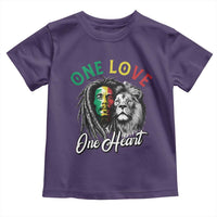 Reggae Legend Toddler T Shirt One Love One Heart Rastafarian Reggae Music Lion - Wonder Print Shop