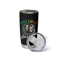 Reggae Legend Tumbler Cup One Love One Heart Rastafarian Reggae Music Lion - Wonder Print Shop