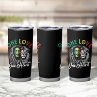 Reggae Legend Tumbler Cup One Love One Heart Rastafarian Reggae Music Lion - Wonder Print Shop