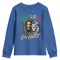 Reggae Legend Youth Sweatshirt One Love One Heart Rastafarian Reggae Music Lion - Wonder Print Shop