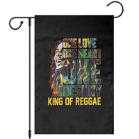 Legend Bob Garden Flag One Love Heart Destiny King Of Reggae - Wonder Print Shop