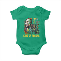 Legend Bob Baby Onesie One Love Heart Destiny King Of Reggae - Wonder Print Shop