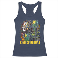 Legend Bob Racerback Tank Top One Love Heart Destiny King Of Reggae - Wonder Print Shop