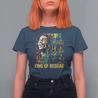 Legend Bob T Shirt For Women One Love Heart Destiny King Of Reggae - Wonder Print Shop