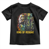 Legend Bob Toddler T Shirt One Love Heart Destiny King Of Reggae - Wonder Print Shop