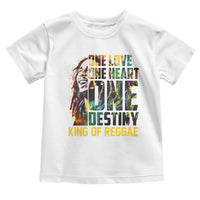 Legend Bob Toddler T Shirt One Love Heart Destiny King Of Reggae - Wonder Print Shop