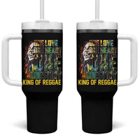 Legend Bob Tumbler With Handle One Love Heart Destiny King Of Reggae - Wonder Print Shop