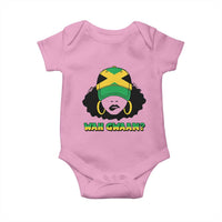 Jamaican Girl Baby Onesie Wah Gwaan Jamaica Flag - Wonder Print Shop