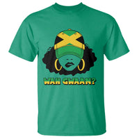 Jamaican Girl T Shirt Wah Gwaan Jamaica Flag - Wonder Print Shop