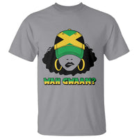 Jamaican Girl T Shirt Wah Gwaan Jamaica Flag - Wonder Print Shop