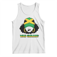 Jamaican Girl Tank Top Wah Gwaan Jamaica Flag - Wonder Print Shop