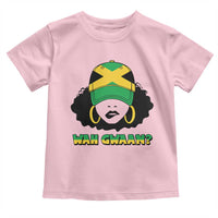 Jamaican Girl Toddler T Shirt Wah Gwaan Jamaica Flag - Wonder Print Shop