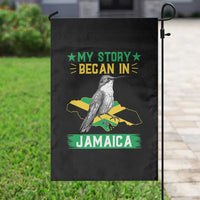 My Story Began In Jamaica Garden Flag Hummingbird Jamaican Flag - Wonder Print Shop