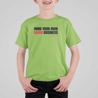 Funny Walz T Shirt For Kid Mind Your Own Damn Business - Wonder Print Shop