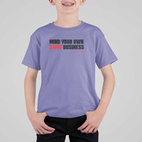 Funny Walz T Shirt For Kid Mind Your Own Damn Business - Wonder Print Shop
