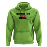 Funny Walz Hoodie Mind Your Own Damn Business Signature - Wonder Print Shop