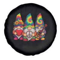 Three Hippie Gnomes Peace Retro Tie Dye Flower Spare Tire Cover - Wonder Print Shop