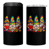 Three Hippie Gnomes Peace Retro Tie Dye Flower 4 in 1 Can Cooler Tumbler - Wonder Print Shop