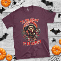Halloween Christmas T Shirt Tis The Season To Be Creepy Ghost Horror Xmas - Wonder Print Shop