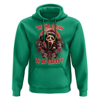 Halloween Christmas Hoodie Tis The Season To Be Creepy Ghost Horror Xmas - Wonder Print Shop