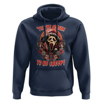 Halloween Christmas Hoodie Tis The Season To Be Creepy Ghost Horror Xmas - Wonder Print Shop