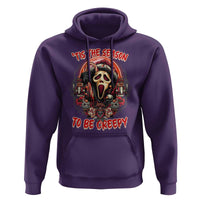 Halloween Christmas Hoodie Tis The Season To Be Creepy Ghost Horror Xmas - Wonder Print Shop