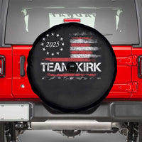 Team Kirk 2025 Spare Tire Cover Charlie Kirk Freedom Vintage American Flag - Wonder Print Shop