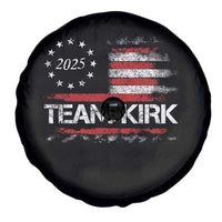 Team Kirk 2025 Spare Tire Cover Charlie Kirk Freedom Vintage American Flag - Wonder Print Shop