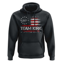 Team Kirk 2025 Hoodie Charlie Kirk Freedom Vintage American Flag - Wonder Print Shop
