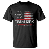 Team Kirk 2025 T Shirt Charlie Kirk Freedom Vintage American Flag - Wonder Print Shop