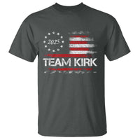 Team Kirk 2025 T Shirt Charlie Kirk Freedom Vintage American Flag - Wonder Print Shop