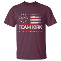 Team Kirk 2025 T Shirt Charlie Kirk Freedom Vintage American Flag - Wonder Print Shop