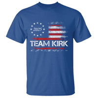 Team Kirk 2025 T Shirt Charlie Kirk Freedom Vintage American Flag - Wonder Print Shop