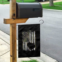 Turkey Hunting Camo US American Flag Thanksgiving Garden Flag - Wonder Print Shop