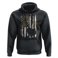 Turkey Hunting Camo US American Flag Thanksgiving Hoodie - Wonder Print Shop