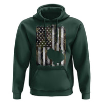 Turkey Hunting Camo US American Flag Thanksgiving Hoodie - Wonder Print Shop