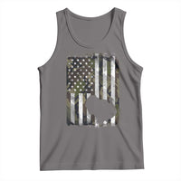 Turkey Hunting Camo US American Flag Thanksgiving Tank Top - Wonder Print Shop