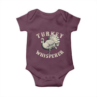 Funny Turkey Whisperer Baby Onesie Thanksgiving Turkey Hunting Season - Wonder Print Shop