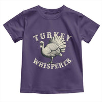 Funny Turkey Whisperer Toddler T Shirt Thanksgiving Turkey Hunting Season - Wonder Print Shop