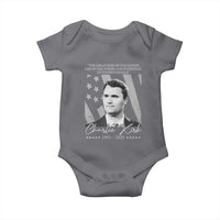 Charlie Kirk Baby Onesie The Greatness Of Our Nation Lies In The Power And Potential Of Its Individuals - Wonder Print Shop