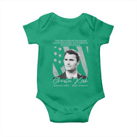 Charlie Kirk Baby Onesie The Greatness Of Our Nation Lies In The Power And Potential Of Its Individuals - Wonder Print Shop
