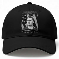 Charlie Kirk Baseball Cap The Greatness Of Our Nation Lies In The Power And Potential Of Its Individuals